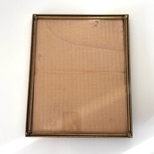 Vintage Brass 8 x 10 Picture Frame Charming Mid Century